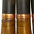 Original U.S. WWII Set of Four 1943 Dated 40mm Bofors Gun Rounds with 1944 Dated Clip - Inert Original Items