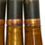 Original U.S. WWII Set of Four 1943 Dated 40mm Bofors Gun Rounds with 1944 Dated Clip - Inert Original Items