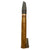 Original U.S. WWII Set of Four 1943 Dated 40mm Bofors Gun Rounds with 1944 Dated Clip - Inert Original Items