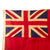 Original British WWII Era Post Union Act British Red Ensign Naval Flag - 43 x 70” Original Items