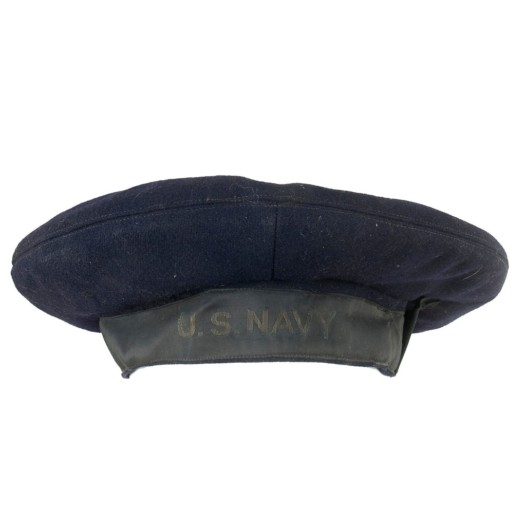 Original U.S. Spanish American War Era U.S. Navy Flat Hat by Ralph’s of Brooklyn New York Original Items