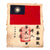 Original U.S. WWII USAAF Pacific Theater Blood Chit with Temple Stamp - Painted Chinese National Flag Original Items