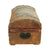 Original U.S. American Revolutionary War Era Deerhide-Covered Trunk with Leather Trim & Original Handles Original Items