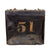 Original U.S. Civil War Early “Hardpack” Knapsack with 51st Regimental Unit Marking Painted on Flap Original Items