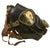 Original U.S. WWII D-Day Invasion E7 Assault Carrier With M5 Gas Mask & Filter with Spare M11 Canister Original Items