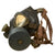 Original U.S. WWII D-Day Invasion E7 Assault Carrier With M5 Gas Mask & Filter with Spare M11 Canister Original Items