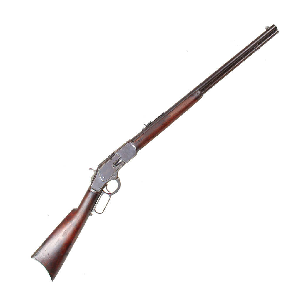 Original U.S. Winchester Model 1873 .32-20 Repeating Rifle with Round Barrel Made in 1888 - Serial 257067B Original Items