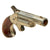Original U.S. Colt Nickel Plated 3rd Model "Thuer" Single Shot Derringer in .41 Caliber Rimfire - Matching Serial 10404 Original Items