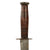 Original U.S. WWII Late War Navy Mark 2 KA-BAR Fighting Knife by Union Cutlery with U.S.N. MK2 Scabbard & Worn-Down Grip Original Items