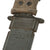 Original U.S. WWII Late War Navy Mark 2 KA-BAR Fighting Knife by Union Cutlery with U.S.N. MK2 Scabbard & Worn-Down Grip Original Items