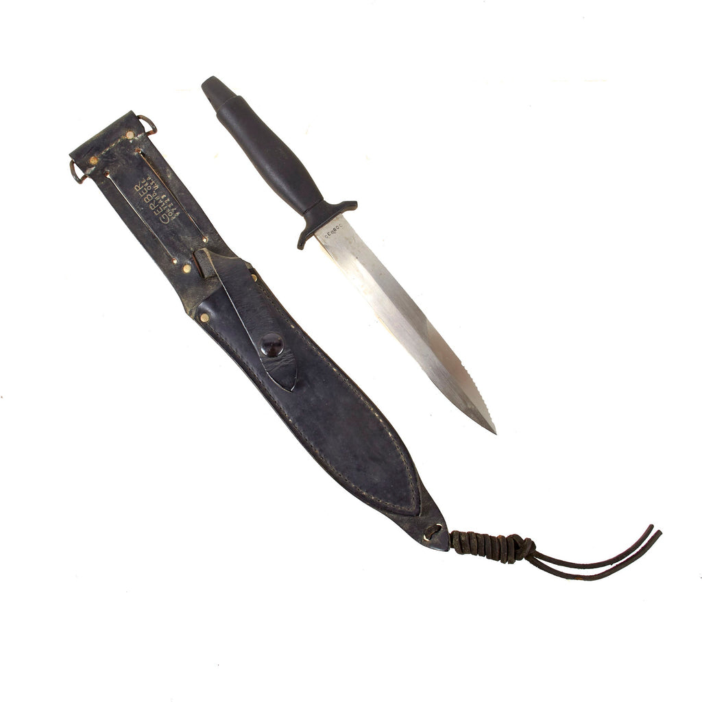 Original U.S. Cold War Era Gerber MkII Fighting Survival Knife with Scabbard - Serial 008935, Made in 1968 Original Items
