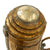 Original 19th Century Ottoman Empire Silver-Embellished Powder Horn with Plug & Notched Closure Original Items