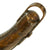 Original 19th Century Ottoman Empire Silver-Embellished Powder Horn with Plug & Notched Closure Original Items