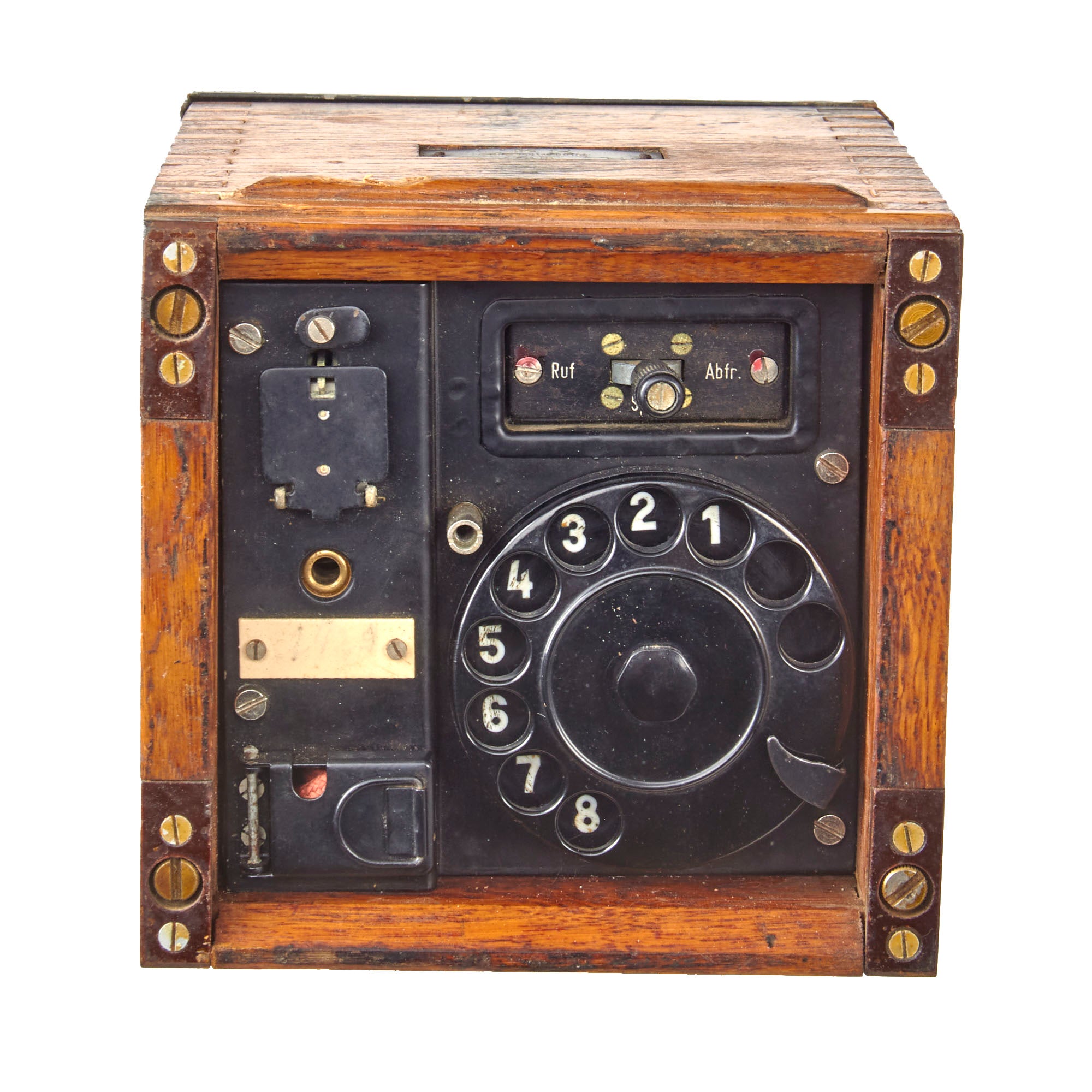 Original East German Post-WWII Field Telephone Klappenschrank 10