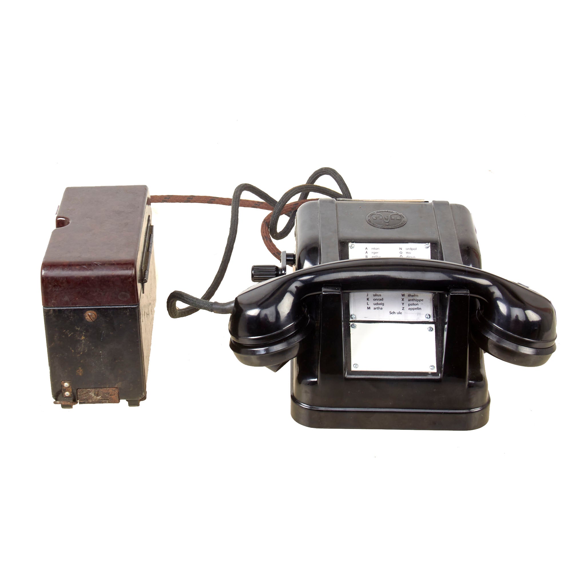 Original East German Post-WWII Field Telephone Klappenschrank 10