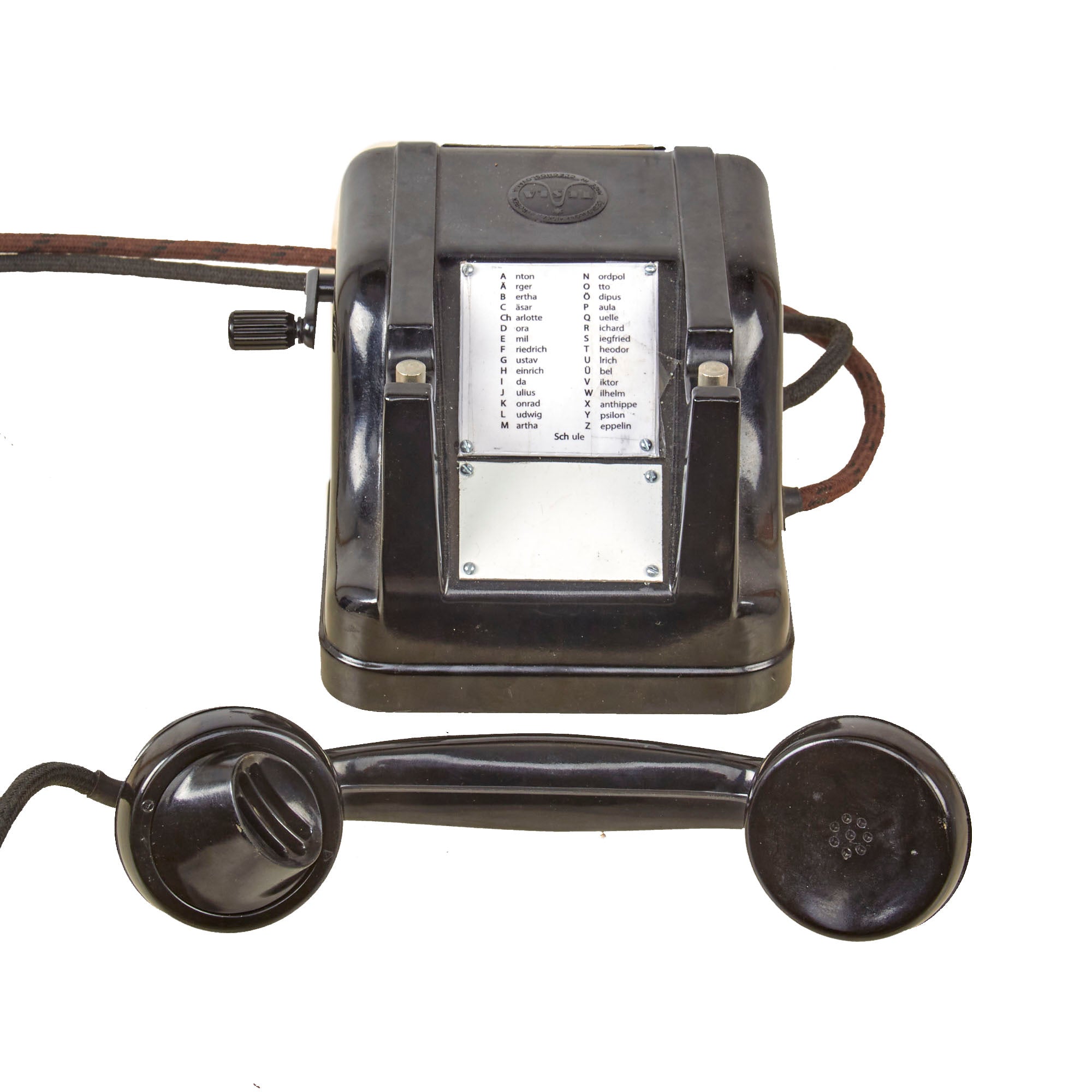 Original East German Post-WWII Field Telephone Klappenschrank 10