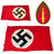 Original U.S. WWII Outstanding 63rd “Blood and Fire” Infantry Division Captured German Banner Signed by 158 Soldiers - Several Men of 255th Infantry Regiment - 33 x 58” Original Items