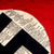 Original U.S. WWII Outstanding 63rd “Blood and Fire” Infantry Division Captured German Banner Signed by 158 Soldiers - Several Men of 255th Infantry Regiment - 33 x 58” Original Items