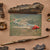 Original U.S. WWII P-51 Mustang Relic Board with 31 Pieces of P-51 Crashed in Brenchley, Kent, England upon Returning from Mission in France - 24 x 29¾” Original Items