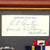 Original U.S. WWII General Lyman L. Lemnitzer Framed Signature & Ribbon Bar with Paratrooper Wings - 13½ x 16½” Original Items
