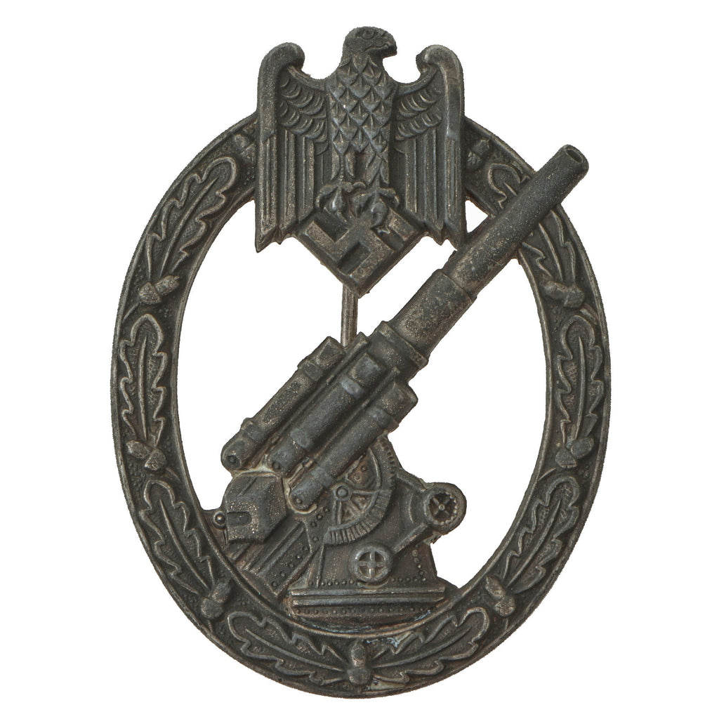 Original German WWII Rare Heer Army Flak Anti-Aircraft Artillery Badge - Unmarked Original Items