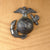 Original U.S. WWII-Era US Marine Corps Issue M-1940 Pressed Fiber Sun Helmet Original Items