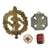 Original German WWI - WWII Medal, Tinnie, and Insignia Lot Featuring KvKII with Swords and Sports Team Badge - 28 Items Original Items