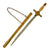 Original Spanish Civil War Era 1940 General Infantry Academy Cadet Dagger with Scabbard and Hanger Chain Original Items