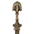 Original 19th Century North African - Arabian Jambiya Dagger with Embossed Brass & Silver Clad Hilt & Scabbard - Circa 1880 Original Items