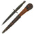 Original British WWII Import Marked 3rd Pattern Fairbairn Sykes Fighting Knife with Scabbard & Period-Replaced Securing Strap Original Items