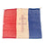 Original France WWII Free French Cross of Lorraine Flag - 19½ x 24” Original Items