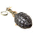 Original U.S. WWII Inert MkII Pineapple Grenade with Demilitarized M1 Firing Device Release Original Items