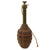 Original U.S. WWII Inert MkII Pineapple Grenade with Demilitarized M1 Firing Device Release Original Items
