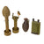 Original U.S. WWII - Vietnam War Inert Ordnance Lot with M17 Rifle Grenade Mockup, M-34 Blasting Cap Firing Device, and Training Grenade Original Items