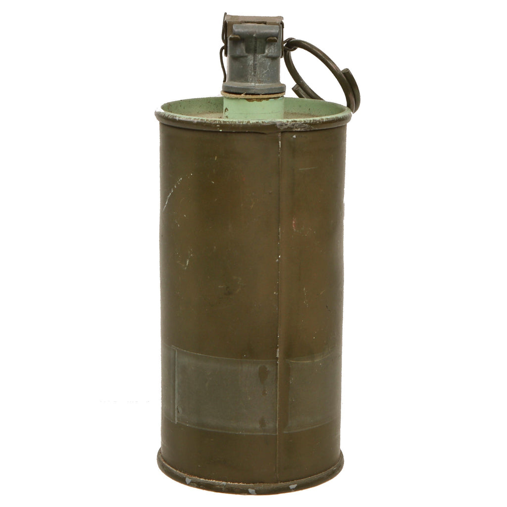 Original U.S. Vietnam War Era Inert Green M18 Smoke Grenade With M201A1 Fuze Original Items