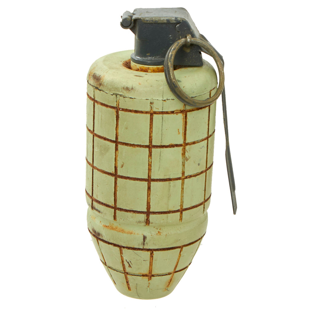 Original Vietnam War Era U.S. M34 Willie Pete Smoke Incendiary Inert Grenade with Fuze Original Items
