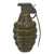 Original U.S. WWII Inert MkII Pineapple Grenade with Yellow Ring with M200A1 Fuze Original Items