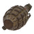 Original U.S. WWII Inert MkII Pineapple Grenade with Yellow Ring with M6A1 Fuze Original Items