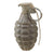 Original U.S. WWII Inert Early-Pattern Mk II “Pineapple” Fragmentation Grenade - Inert Original Items