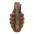 Original U.S. WWII Inert MkII Pineapple Frag. Grenade Painted White for Israeli Use Post-War
