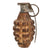 Original U.S. WWII Inert MkII Pineapple Frag. Grenade Painted White for Israeli Use Post-War