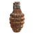 Original U.S. WWII Inert MkII Pineapple Frag. Grenade Painted White for Israeli Use Post-War