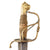 Original U.S. American Revolutionary War Era Monsterhead Mounted Saber with Gorgeously Engraved Blade - Circa 1770 Original Items