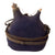 Original French WWI Model 1877 Canteen With Cover in Dark Blue with Shoulder Strap & Both Plugs - Bidon Original Items