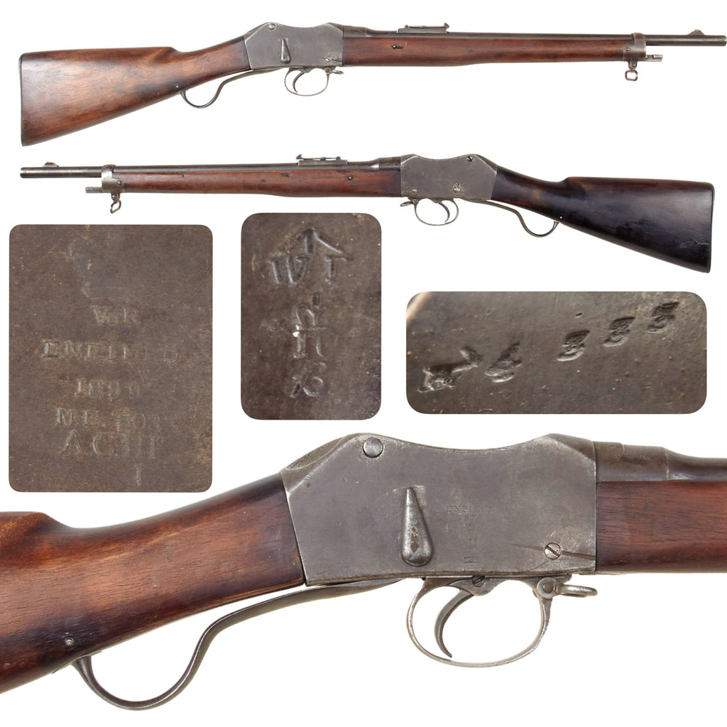Original British Martini-Enfield .303 A.C.III. Artillery Carbine by R.S.A.F. Enfield - Dated 1874 and Converted 1899 Original Items