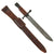 Original Canadian WWI Mk.I Ross Rifle Bayonet with U.S. WWI Surcharges and WWII Scabbard - Dated 1909 Original Items