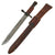 Original Canadian WWI Mk.I Ross Rifle Bayonet with U.S. WWI Surcharges and WWII Scabbard - Dated 1909 Original Items