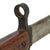 Original Canadian WWI Mk.I Ross Rifle Bayonet with U.S. WWI Surcharges and WWII Scabbard - Dated 1909 Original Items