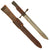 Original Canadian WWI Mk.I Ross Rifle Bayonet and Scabbard with U.S. WWI Surcharges - Dated 1909 Original Items
