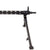 Original German WWII MG 13 Display Light Machine Gun with Carry Handle, Magazine Pouch Set, and Empty Normandy Camo Magazine Case - Maschinengewehr 13 Original Items